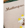 Mutterpass | Mutterpasshülle aus Filz mit niedlicher Applikation | Geschenk zur Geburt | Geburtsgeschenk | Geschenkidee