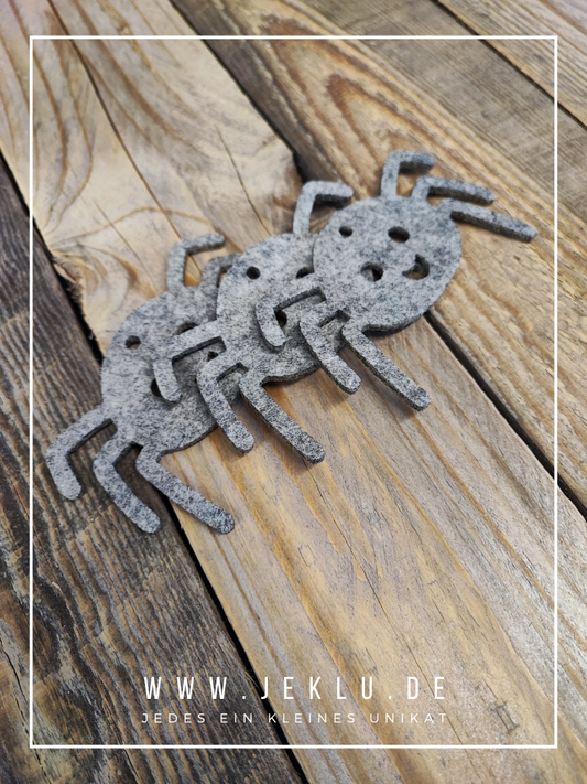Filzrohling - Anhänger - Lustige Spinne (1 Stück)