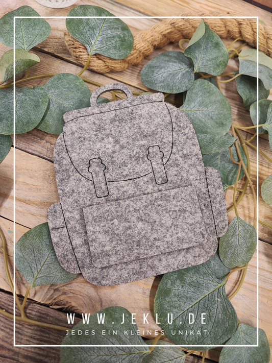 Filzrohling - Tasche - Schulranzen / Rucksack (1 Stück)