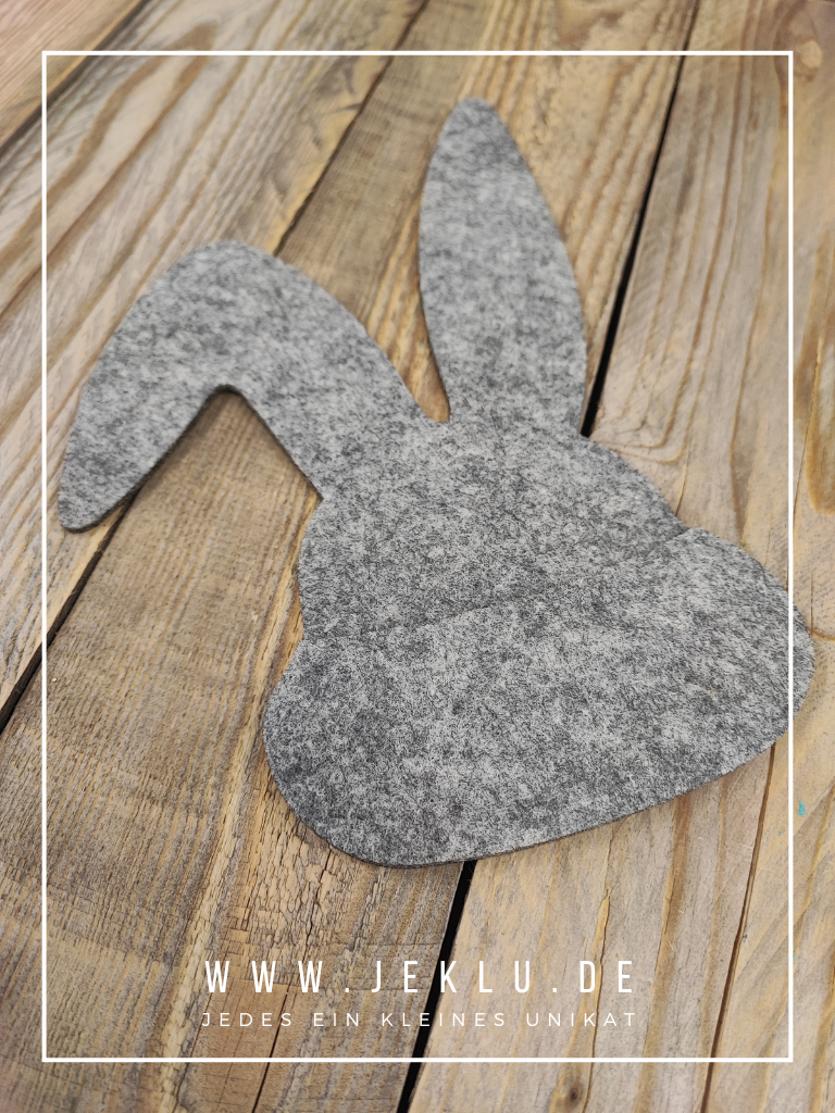 Filzrohling - Geschenktasche - Hase klein (1 Stück)