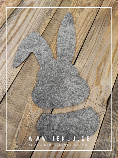 Filzrohling - Geschenktasche - Hase klein (1 Stück)