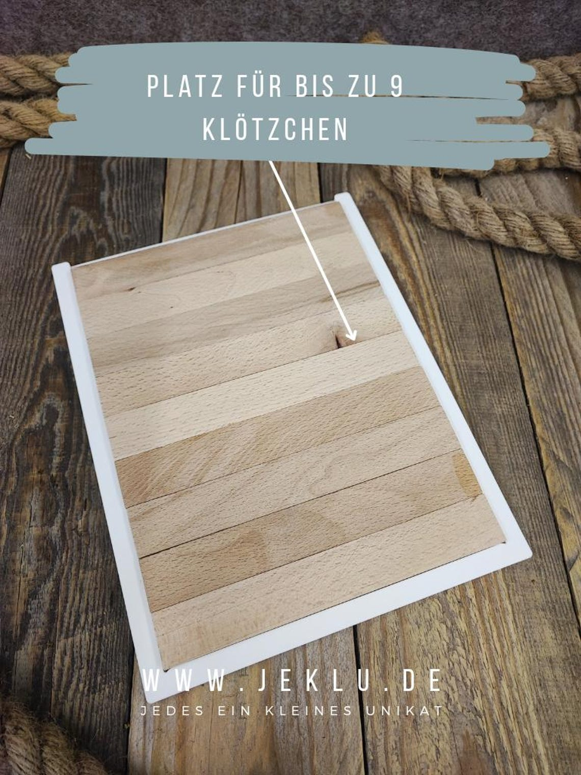 Verleimhilfe für Klötzchen