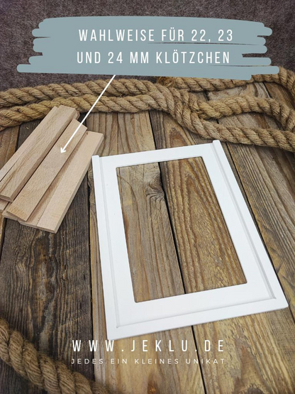 Verleimhilfe für Klötzchen