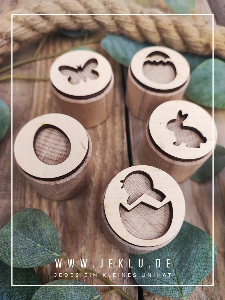 Spielen und Lernen - Knet- und Sandstempel - Frühling / Ostern