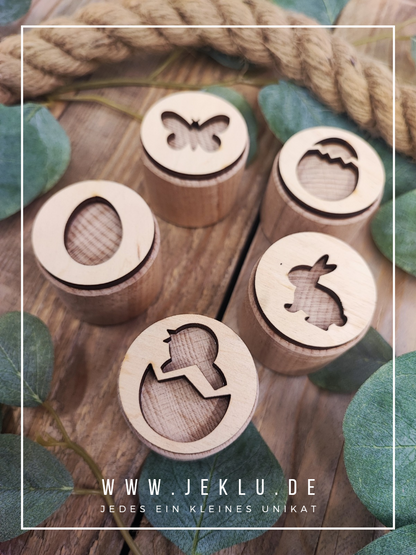 Spielen und Lernen - Knet- und Sandstempel - Frühling / Ostern