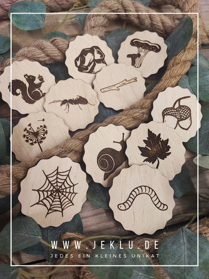 Spielen und Lernen - Memory - Waldmemory