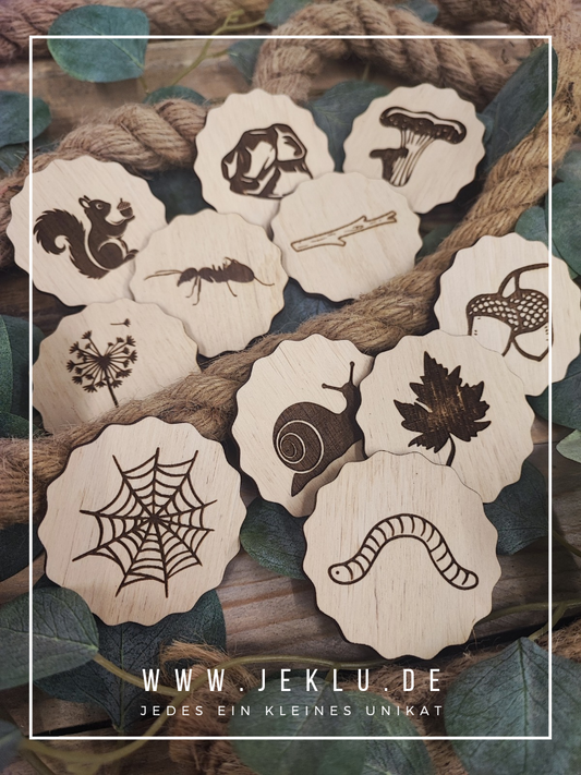 Spielen und Lernen - Memory - Waldmemory